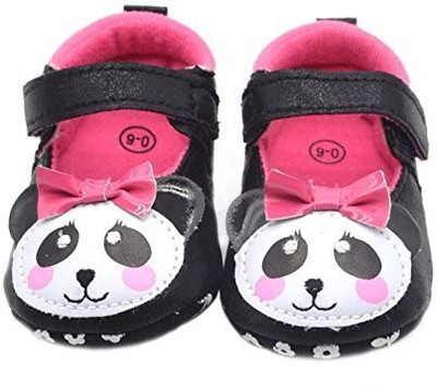 

Baby Bucket Girls Velcro Jutis(Black