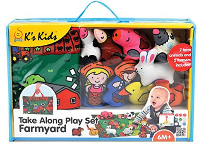

Hamleys NE KsKids Take Along Play Set - Farmyard(Multicolor)