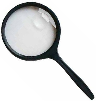 Gauba Traders 100 mm 20 X Handheld Magnifying Glass(Black)