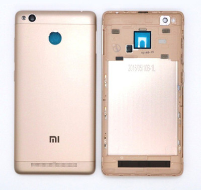 CASE CREATION Mi Redmi 3S Prime Back Panel(Gold)