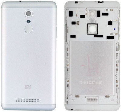 CASE CREATION Mi Redmi Note 3 Back Panel(Silver)