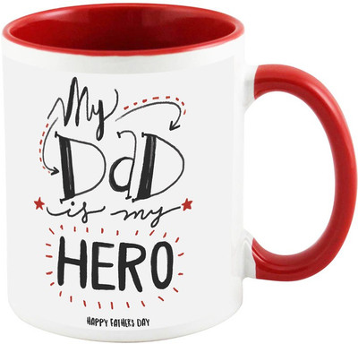 

AllUPrints You Are The Best Father In The World Red Ceramic Mug(325 ml)
