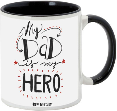 

AllUPrints You Are The Best Father In The World Black Ceramic Mug(325 ml)