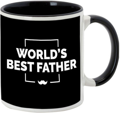 

AllUPrints My Lovely Super Father Black Ceramic Mug(325 ml)