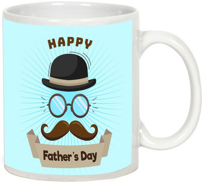 

AllUPrints Happy Father's Day White Ceramic Mug(325 ml)