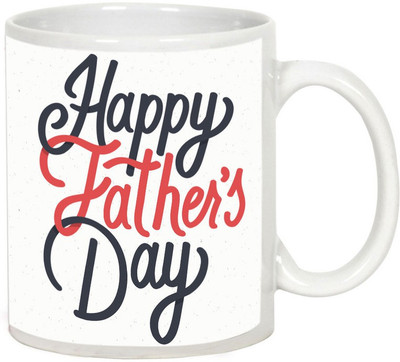 

AllUPrints Stylish Father's Day Gift White Ceramic Mug(325 ml)