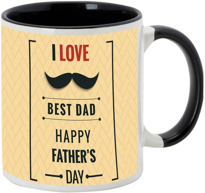

AllUPrints Gift For My Wonder Father Black Ceramic Mug(325 ml)