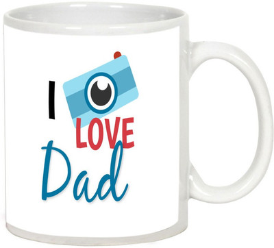 

AllUPrints Dad You Are The King White Ceramic Mug(325 ml)