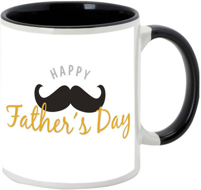 

AllUPrints I Love You Daddy Black Ceramic Mug(325 ml)