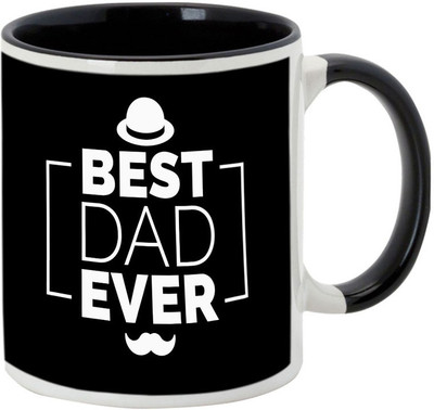 

AllUPrints My Father My Superpower Black Ceramic Mug(325 ml)