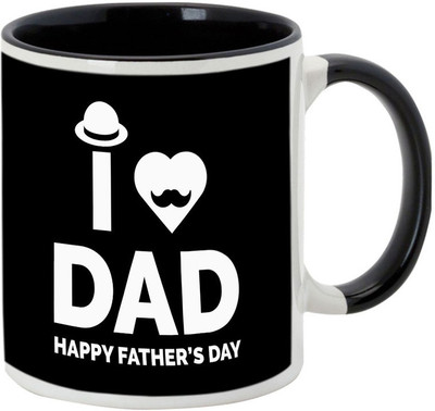 

AllUPrints My Sweet Father Black Ceramic Mug(325 ml)