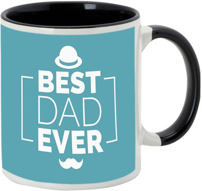 

AllUPrints The Best Father Of The World Black Ceramic Mug(325 ml)