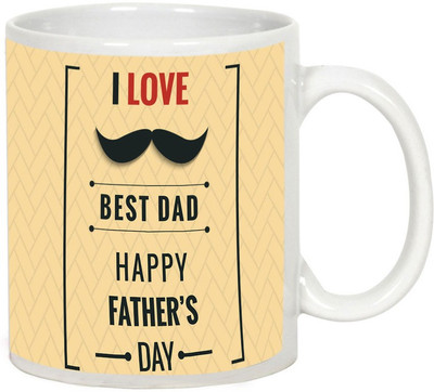 

AllUPrints Gift For My Wonder Father White Ceramic Mug(325 ml)