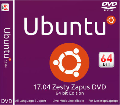 Ubuntu 17.04 Zesty Zapus DVD 64 bit