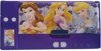 

kidoz kingdom A-1352 PRINCESS Art Plastic Pencil Box(Set of 1, Multicolor)