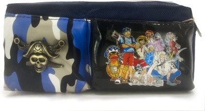 

Maurya Pustak Bhawan One Piece Pirate Pencil Pouch Blue na Art Artificial Leather Pencil Box(Set of 1, Dark Blue)