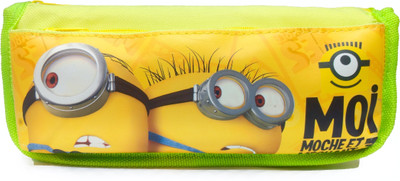 

Maurya Pustak Bhawan Minions Pencil Pouch Green na Art Artificial Leather Pencil Box(Set of 1, Light Green)