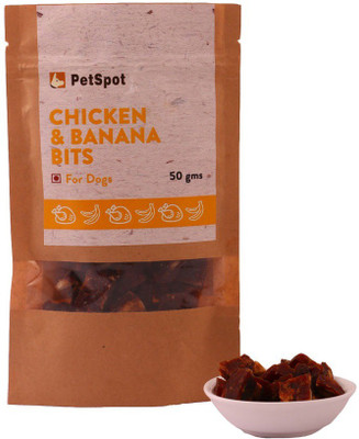 

PetSpot Chicken & Banana Bits Chicken Dog Treat(50 g)