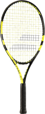 

Babolat Nadal 26 Graphite Multicolor Strung Tennis Racquet(G3 - 4 3/8 Inches, 280 g)