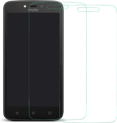 MTT Tempered Glass Guard for Motorola Moto C Plus(Pack of 2)