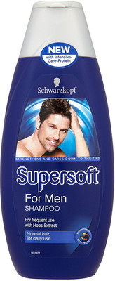 

Schwarzkopf Supersoft For Men (Strength & Volume with Hops-Extract)(400 ml)