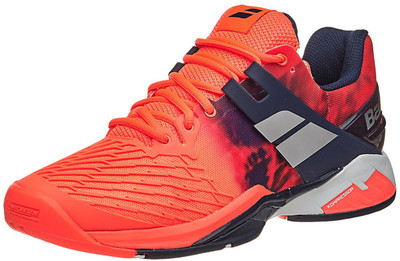 

Babolat Propulse Fury All Court Tennis Shoes For Men(Red, Blue, Fluo red & navy blue