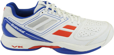 

Babolat Pulsion All Court Tennis Shoes For Men(White, White & blue