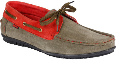 

Bachini Boat Shoes For Men(Olive, Orange