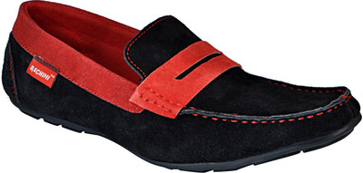 

Bachini Loafers For Men(Black, Red