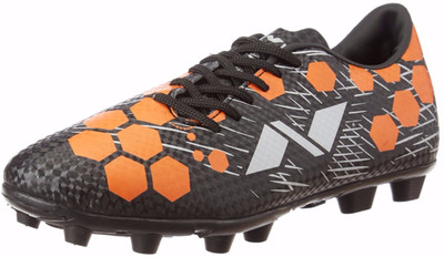 

Nivia Black Orange Raptor-I Football Shoes For Men(Black