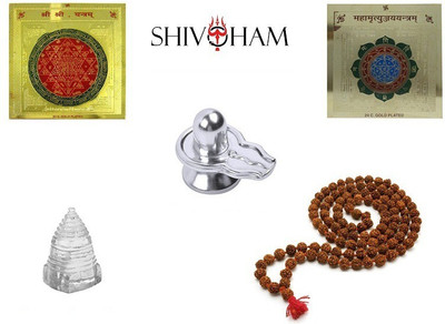 

SHIVOHAM Pooja Kit Decorative Showpiece - 2 cm(Alloy, Multicolor)