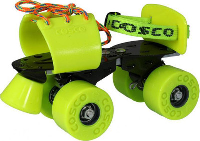 

Cosco Zoomer Sr. (19.5 - 26.5 cm) Age Group (8+ Years) Quad Roller Skates - Size Kids 12 - Adults 8 UK(Multicolor), Fluorescent;yellow