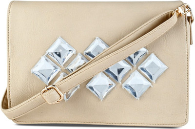 

Cappuccino Women Casual Beige PU Sling Bag