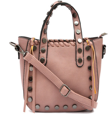 

Pepgirls Girls Casual Pink Leatherette Sling Bag