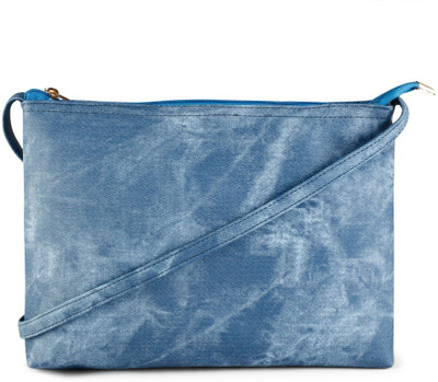 

Cappuccino Women Casual Blue PU Sling Bag