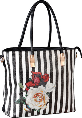 AZEEZ Girls Casual Black PU Hand-held Bag