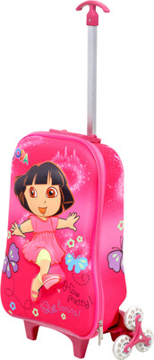 

HSR Red 3D Design Children's Trolley Bag Small Travel Bag(Red)
