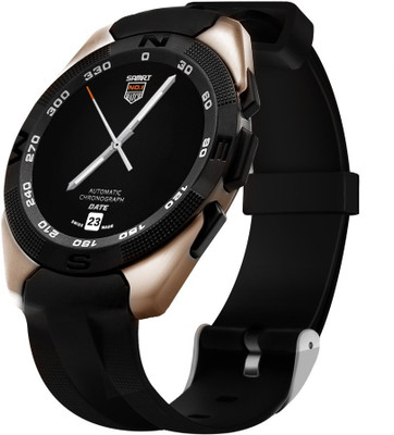 

estar Smartwatch with calling function compatible with Alcatel One Touch Snap LTE Golden Smartwatch(Black Strap free size)