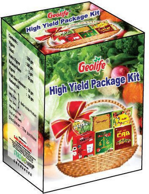 

Geolife HIGH YIELD PACKAGE TO BE USED ALONG WITH FERTILIZERS TO INCREASE VEGETATIVE GROWTH,FLOWER BOOSTER AND REPRODUCTIVE GROWTH Soil Manure(350 g Powder)