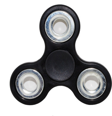 

Toyzstation Fidget Hand Spinner Ultra Speed With Steel Rings(Black)