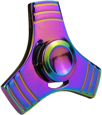 

True Deal Metal Tri High Speed Spinner Fidget Toy Anti stress Anxiety relief(Multicolor)