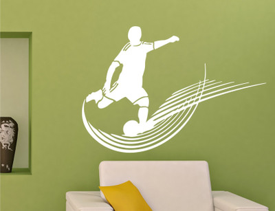 

Wall Guru  Home Décor wall Sticker(Pack of 1, White