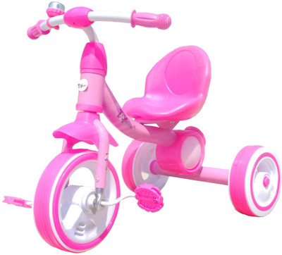

Toyhouse Simple Tricycle With Seat Adjustable BW185 Tricycle(Pink)