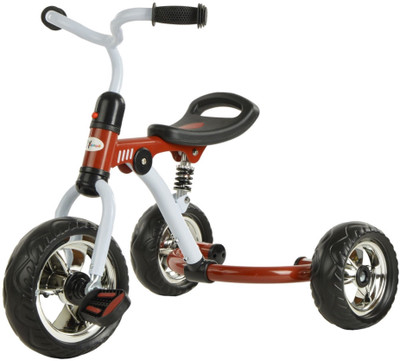 

Toyhouse Simple and Heavy-Duty Tricycle with shock absorbers CB391 Tricycle(Red)