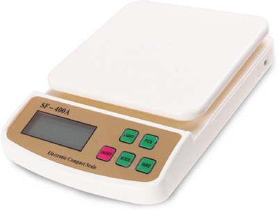 

Connectwide SF 400 A Scale Weighing Scale(White)