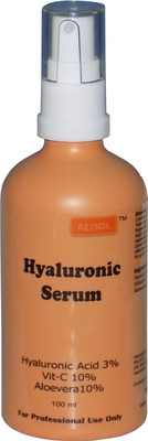 

REJSOL Hyaluronic Serum 100 ml Hyaluronic Acid 3%, Vit C 10%, Aloevera 10%(100 ml)