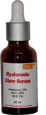 

REJSOL Hyaluronic Glow Serum 30 MLHyaluronic 2%,Vitamin C 10%, Vitamin E 3%(30 ml)