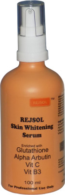 

REJSOL Skin Whitening serum 100 mlGlutathione Alpha Arbutin, Vit C, Vit B3(100 ml)