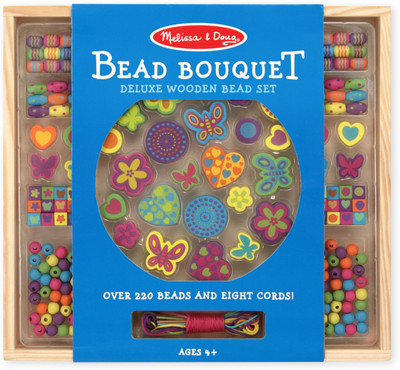 

Melissa & Doug Bead Bouquet Deluxe Wooden Bead Set