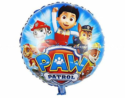

PARTY PROPZ Printed PAW PATROL BIRTH DAY DECORATION / PAW PATROL FOIL BALLOON PACK OF 1/ PAW PATROL PARTY SUPPLIES Balloon(Multicolor, Pack of 1)